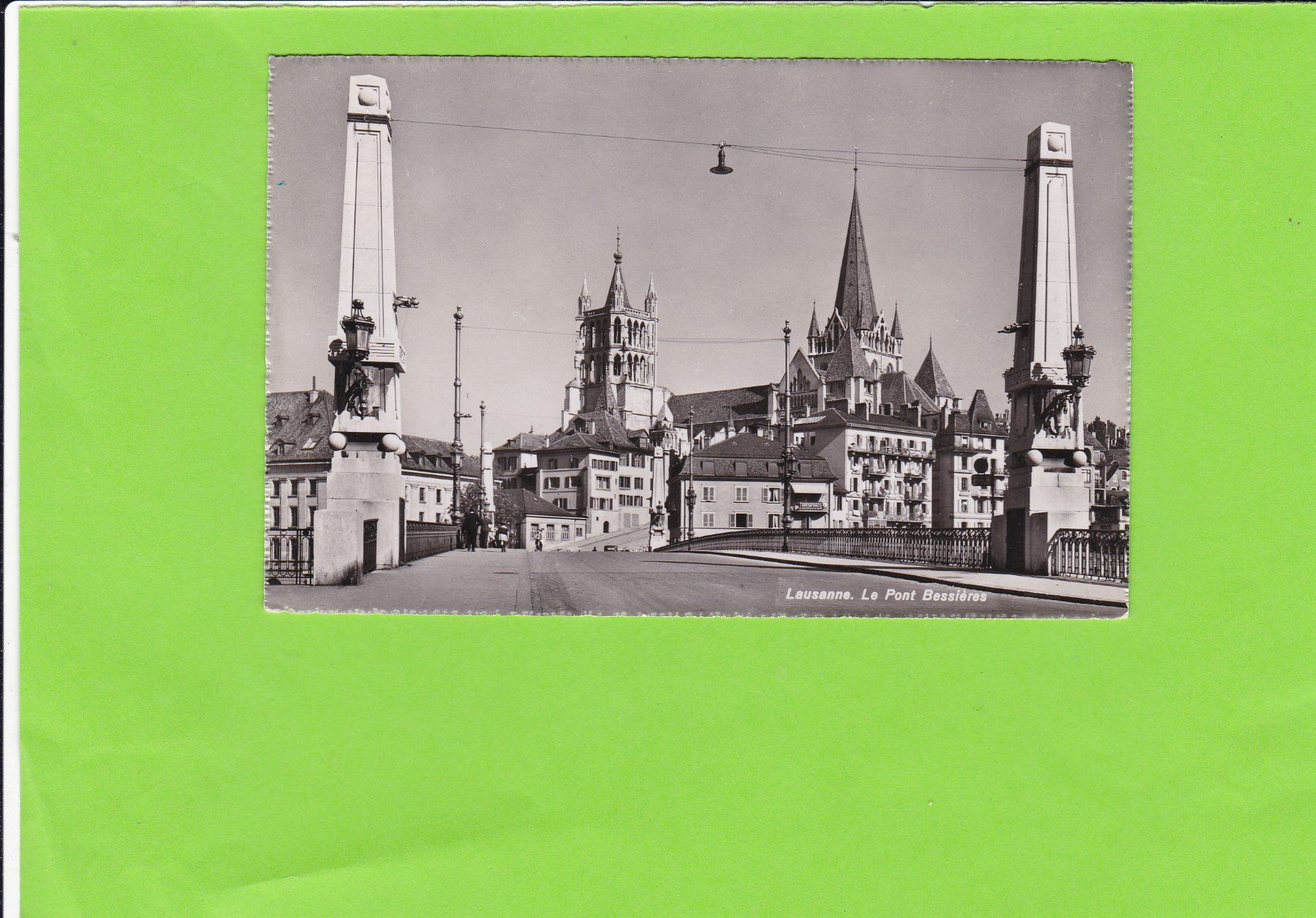Cartoline postali: Lausanne-Le Pont Bessières – Usato da St. Peterzell venduto da neckertal