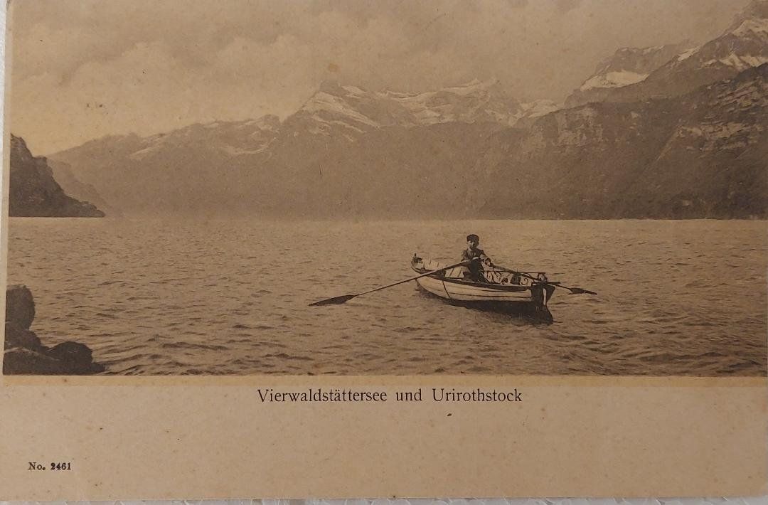 Cartoline postali: Vierwaldstättersee und Urirothstock – Usato da Delémont venduto da Domdom1
