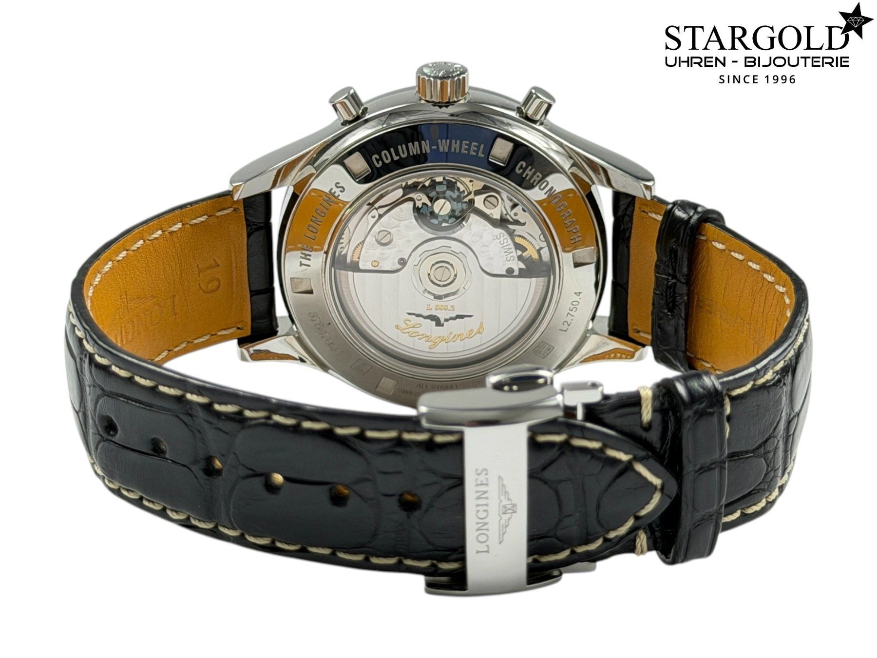 Longines Orologi: Longines Column-Wheel Chronograph - L2.750.4.56.0 – Usato da Zürich venduto da Stargold-Uhren 7