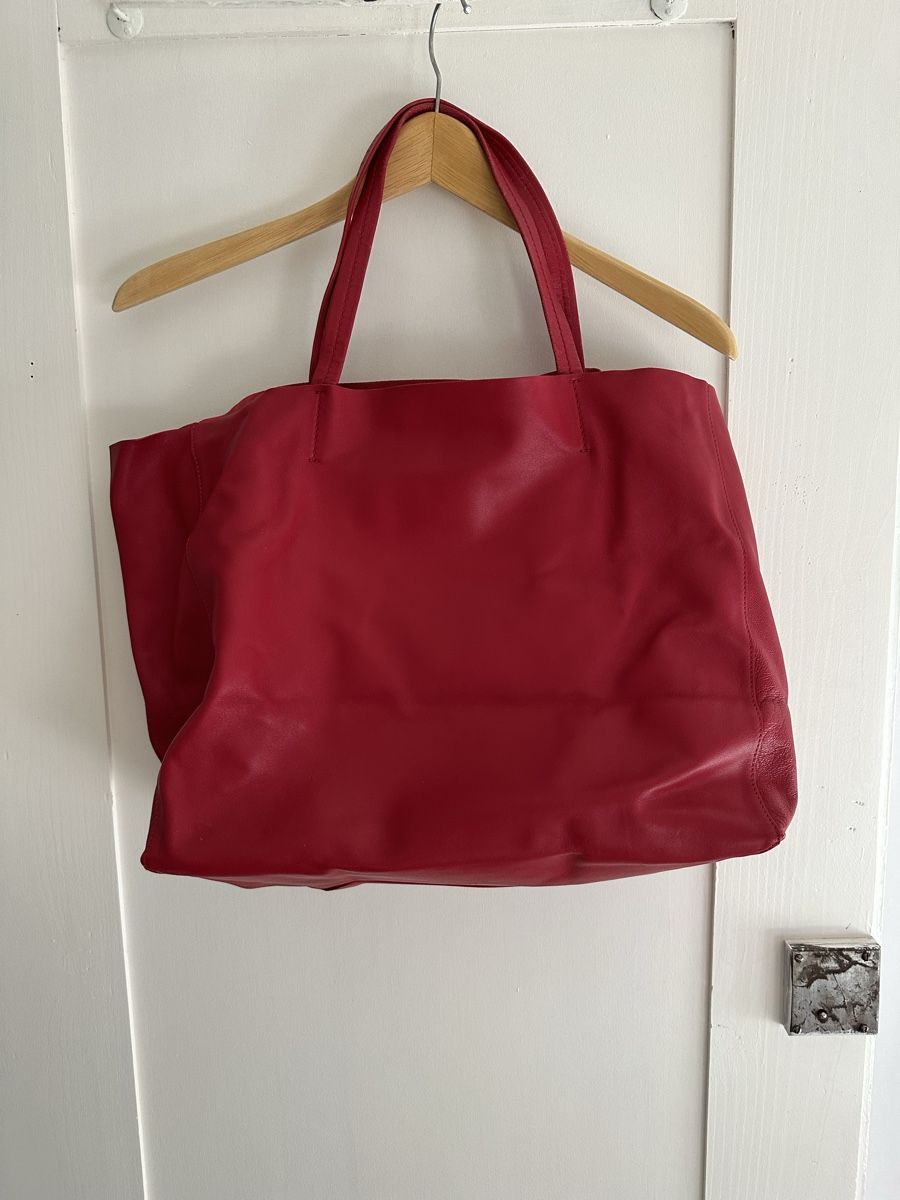 Celine Borse da donna: Sac cabas Céline cuir rouge – Usato da Lausanne venduto da pascale.mojito1004