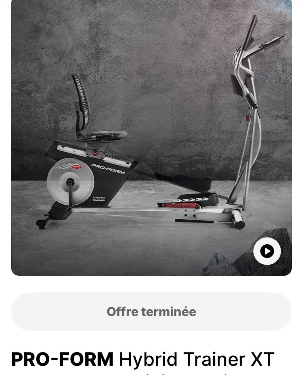 Vélos d'appartement: PRO-FORM Hybrid Trainer XT – D'occasion à Premier par noe_w6s6