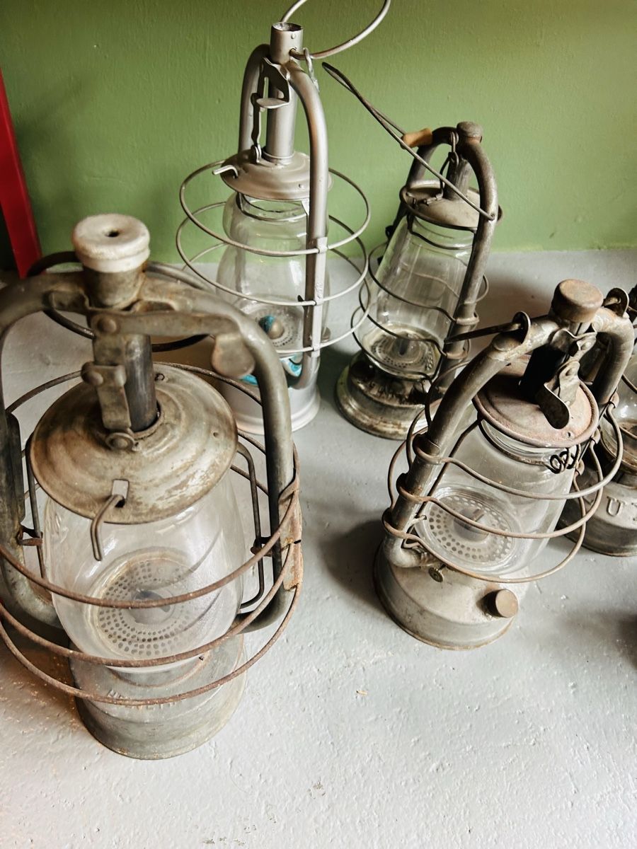 Lampade: Set Vintage Öl Lampen ,  – Usato da Zürich venduto da KuduKing 1