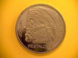 Gedenkmünze 5 Fr. - J. H. Pestalozzi 1977
