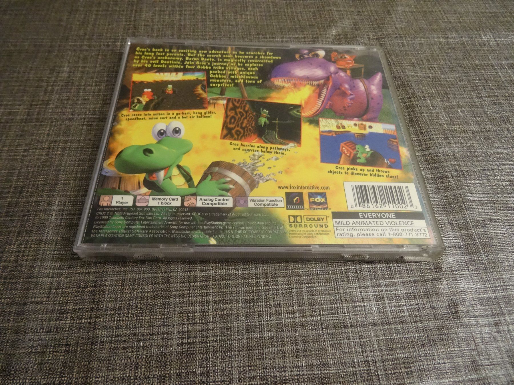Sony Giochi: PS1 Croc 2 - NTSC USA IMPORT – Usato da Olten venduto da Disc-Ausverkauf 3