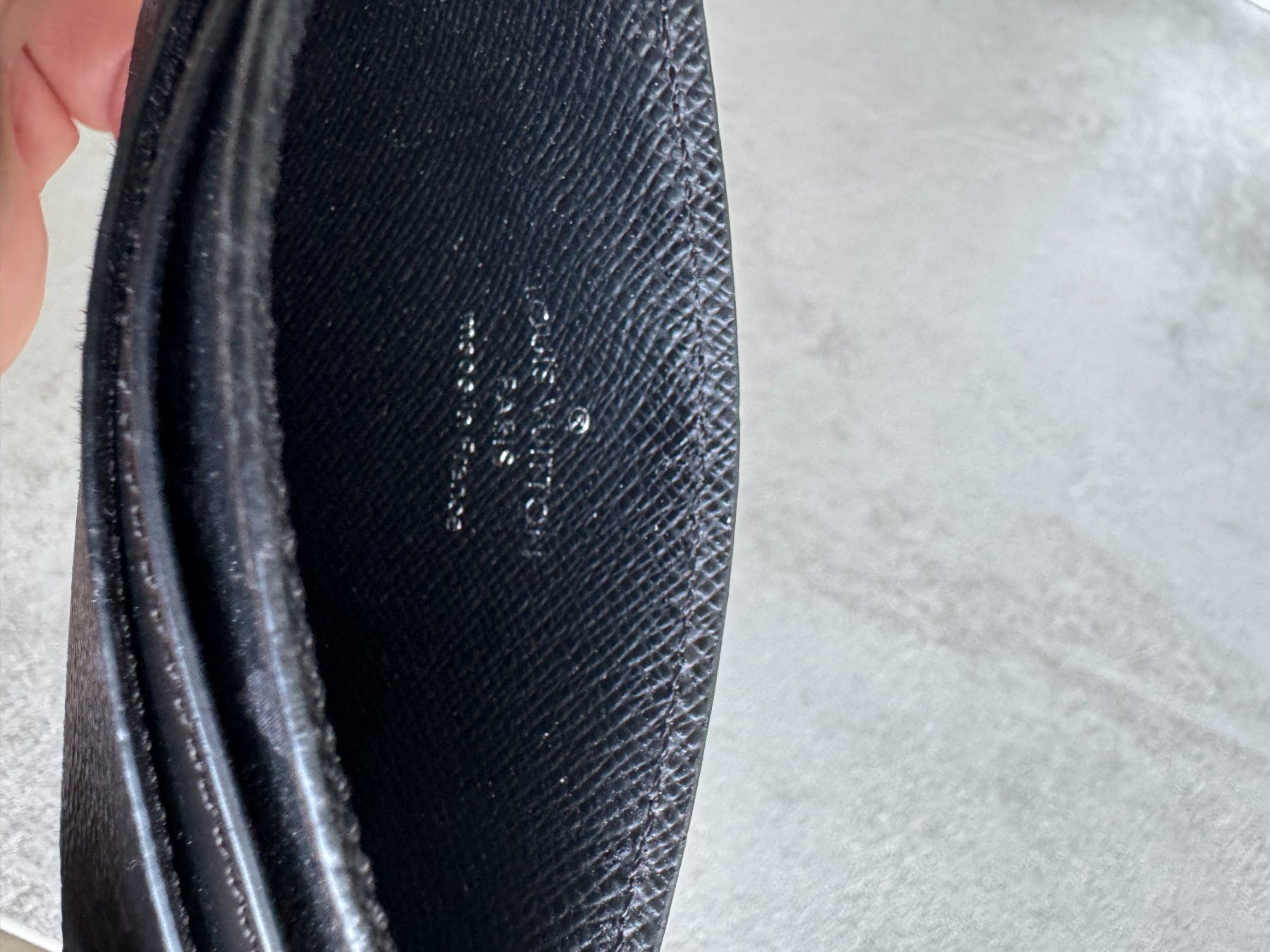 Portafogli: Portacarte Louis Vuitton - Monogram Nero – Usato da Vacallo venduto da Antor96 2