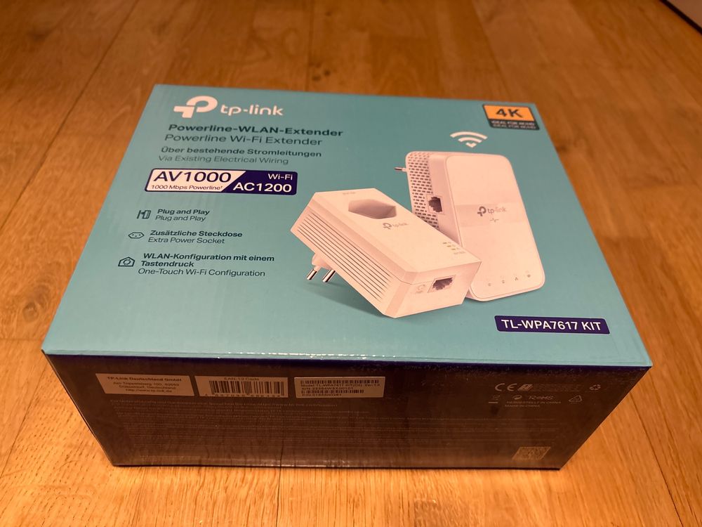 TP-Link WLAN Repeater AV 1200 Powerline Gigabit, neuwertig | Kaufen auf ...