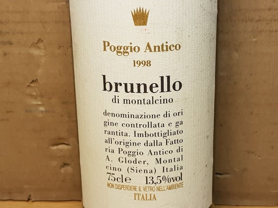 Wein: 1 Fl. Brunello Poggio Antico 1998 – Neu (gemäss Beschreibung) aus Schöftland von Topdeal4