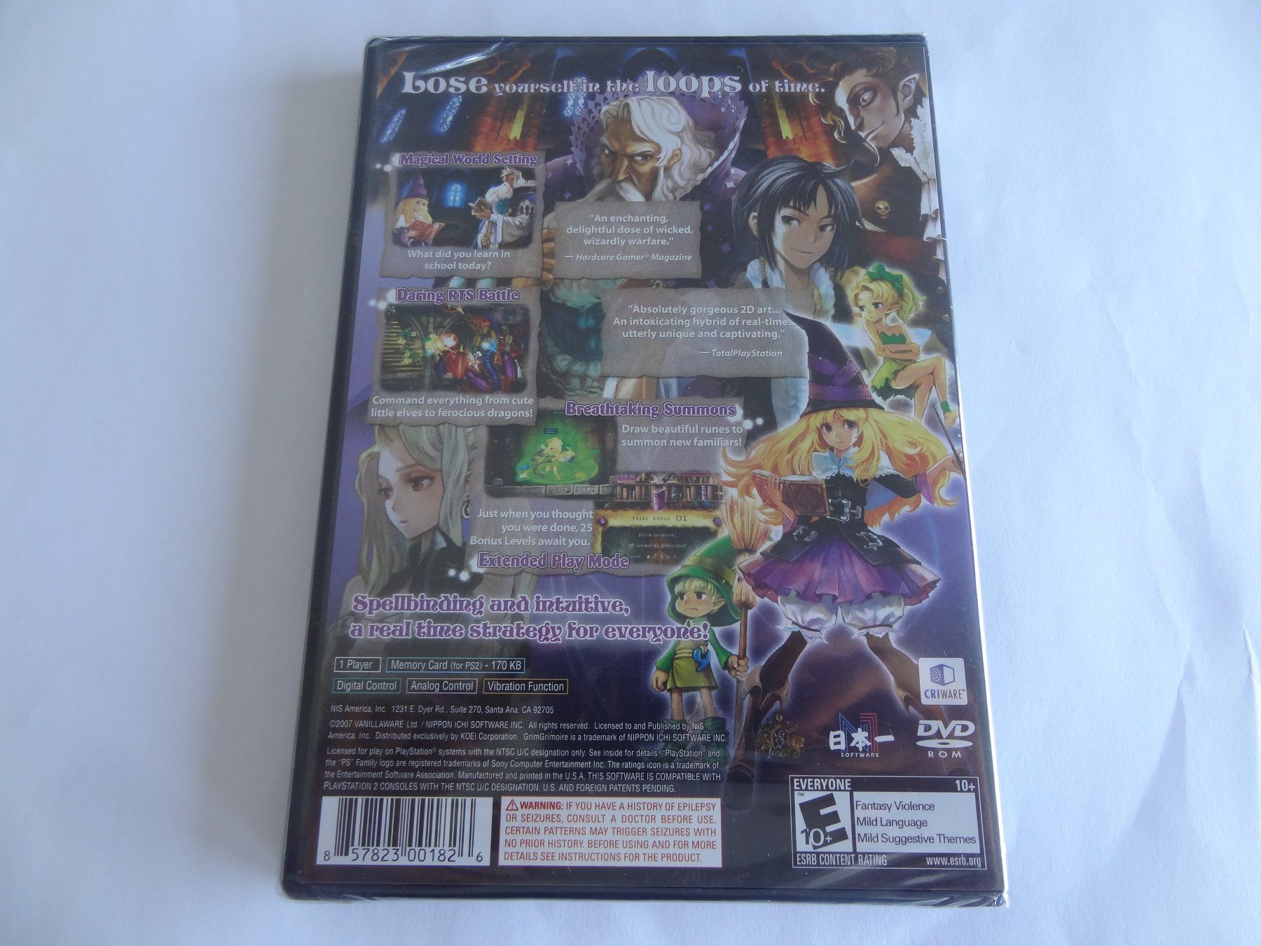 Spiele: Grim Grimoire PlayStation 2 PS2 US-NTSC NEU – Neu und originalverpackt aus Lyss von Famicom 1