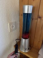 Lavaleuchte Lunartec blau rot