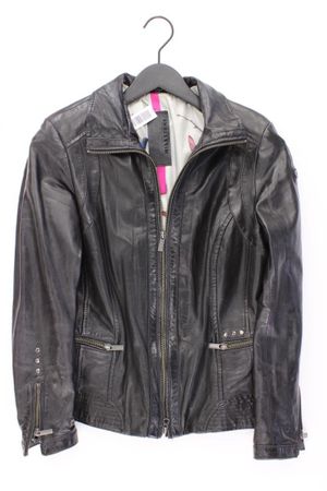 Milestone Lederjacke Gr. 40 schwarz
