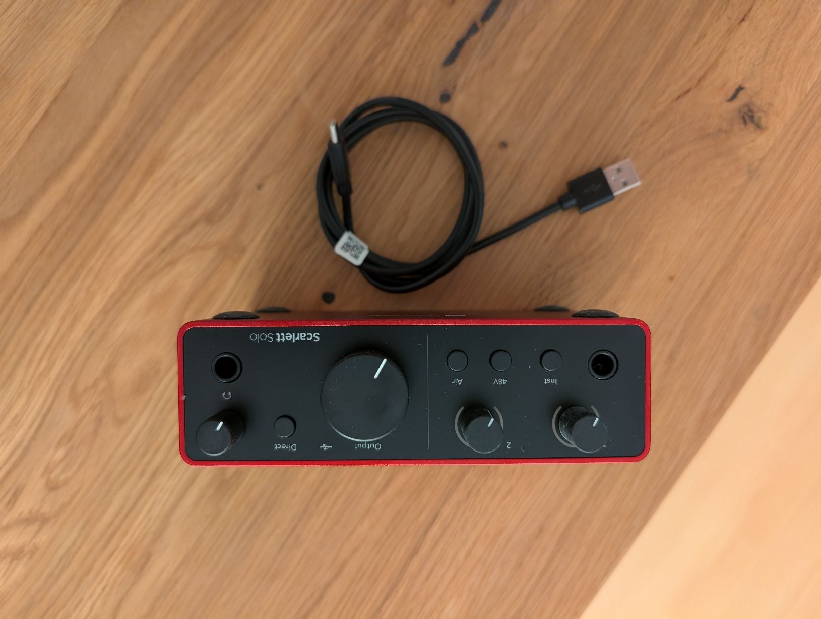 Focusrite Attrezzatura per studi di registrazione: Focusrite Scarlett Solo Audio Interface mit USB Kabel – Usato da Kriens venduto da CallMeSmiff 1