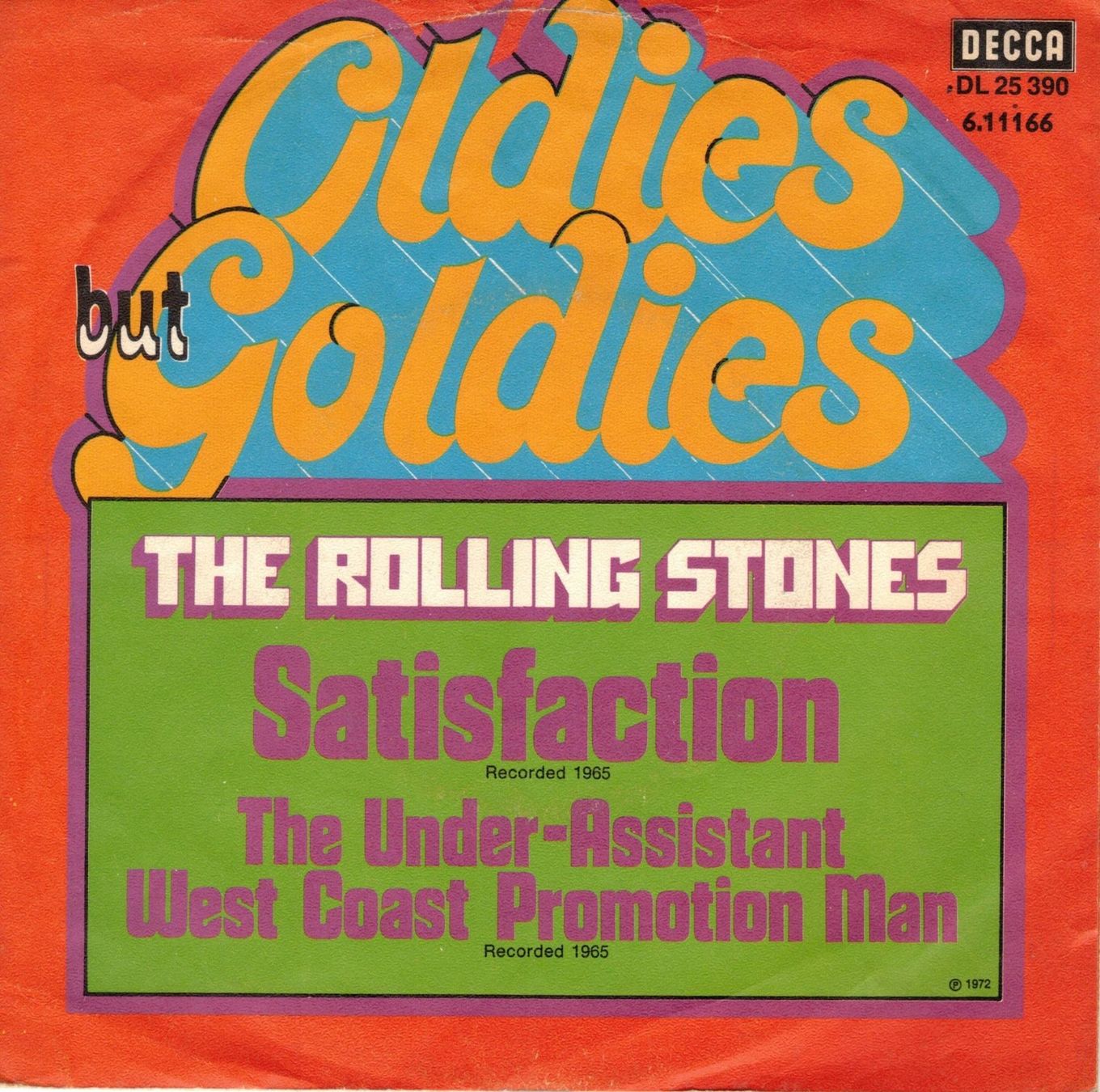 Dischi in vinile: The Rolling Stones  --  Satisfaction  Single7 M – Usato da Rheinau venduto da thealbum
