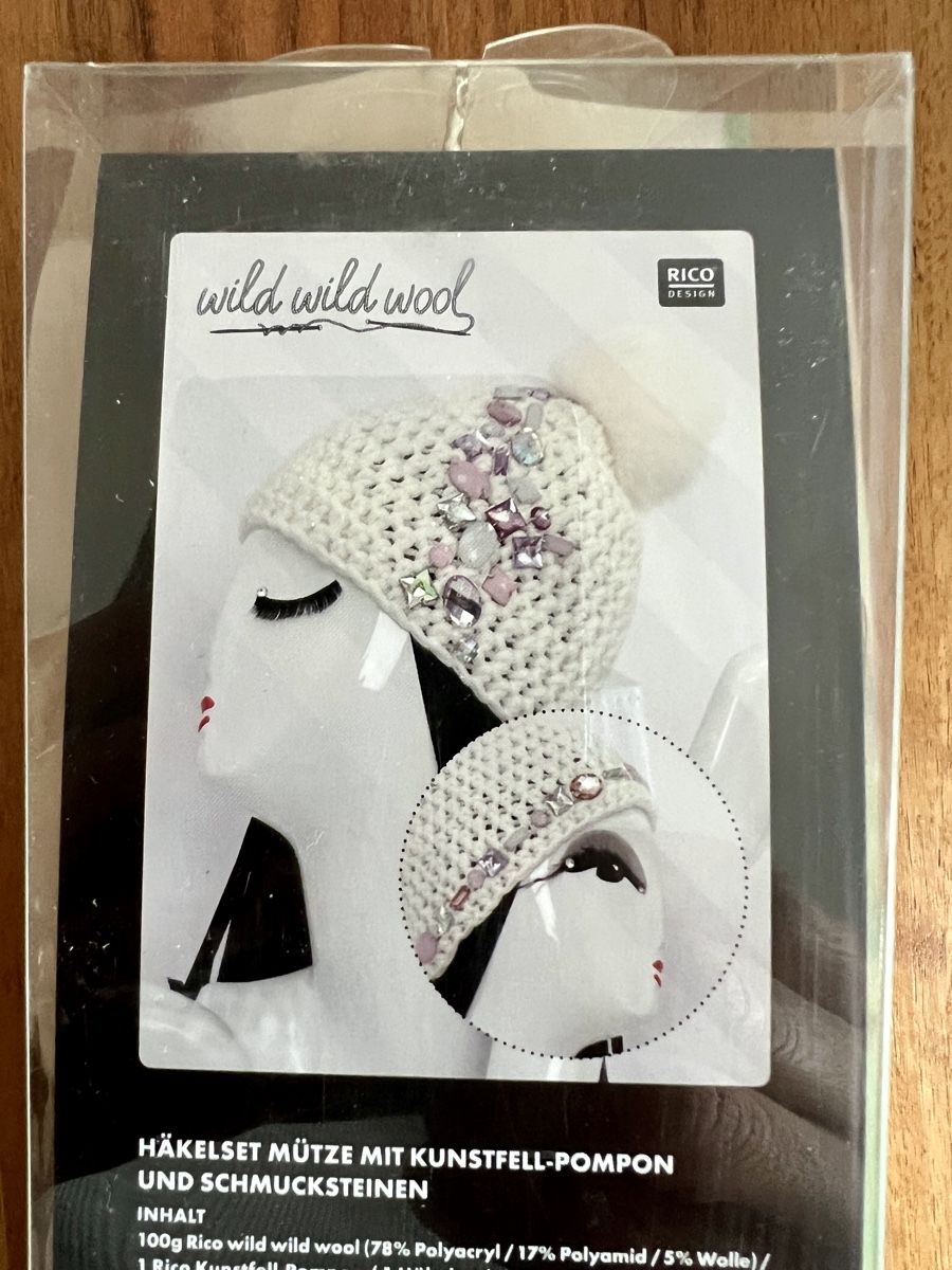 Kit bricolage: Häkel-Set Mütze / Kappe – Nuovo e nell'imballaggio originale da Ennetbürgen venduto da seventy01
