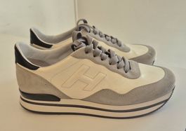 Damenschuhe Hogan Grösse 39 weissgrau Leder