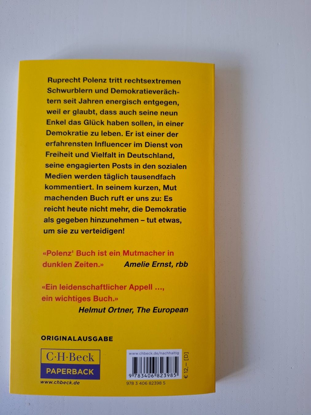 Libri: Buch "Tu was" von Ruprecht Polenz – Usato da Jegenstorf venduto da rudostra 1