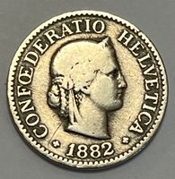 10 Rappen - 1882 B