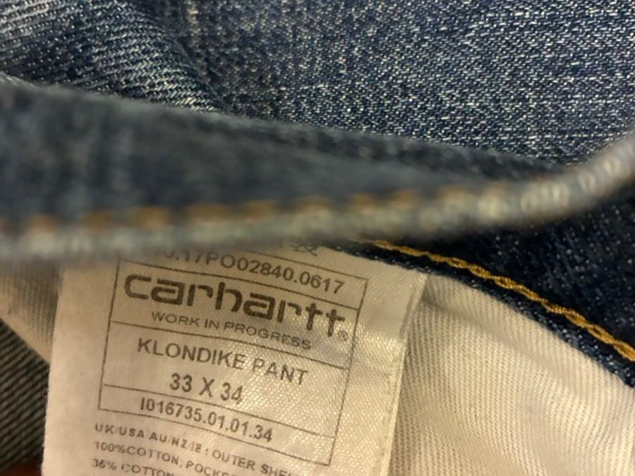Carhartt Jeans: Carhartt Klondike Jeans, Grösse 33x34 – Usato da Fribourg venduto da waves55 1