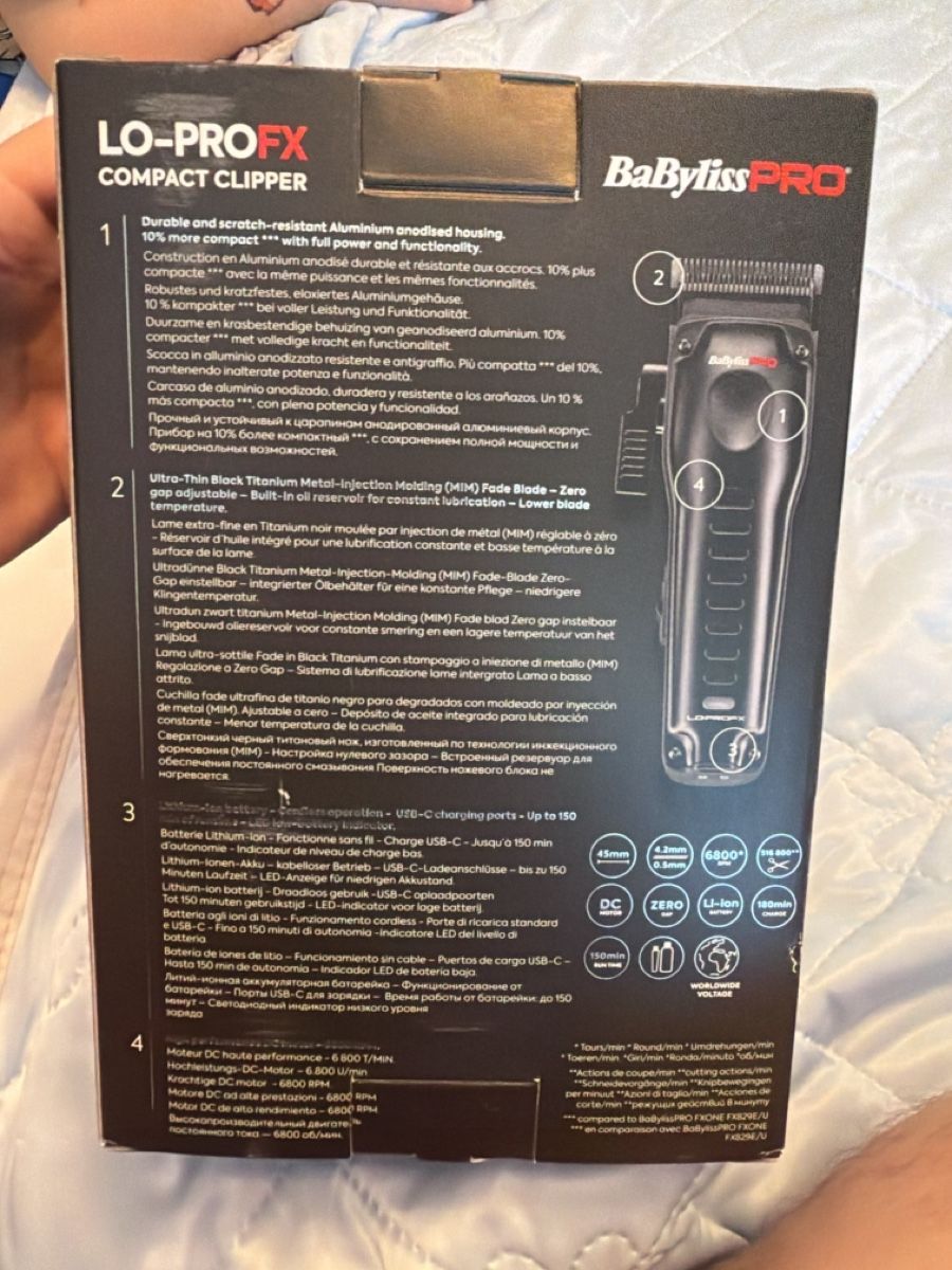 BaByliss Coupe: BaBylissPRO LO-PROFX Compact Clipper NEU – Neuf avec emballage d'origine à Bösingen par GameOver01 2