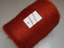 Kid Mohair & Seide von Polipeli, Tolucs 330g 2-fädig mattone