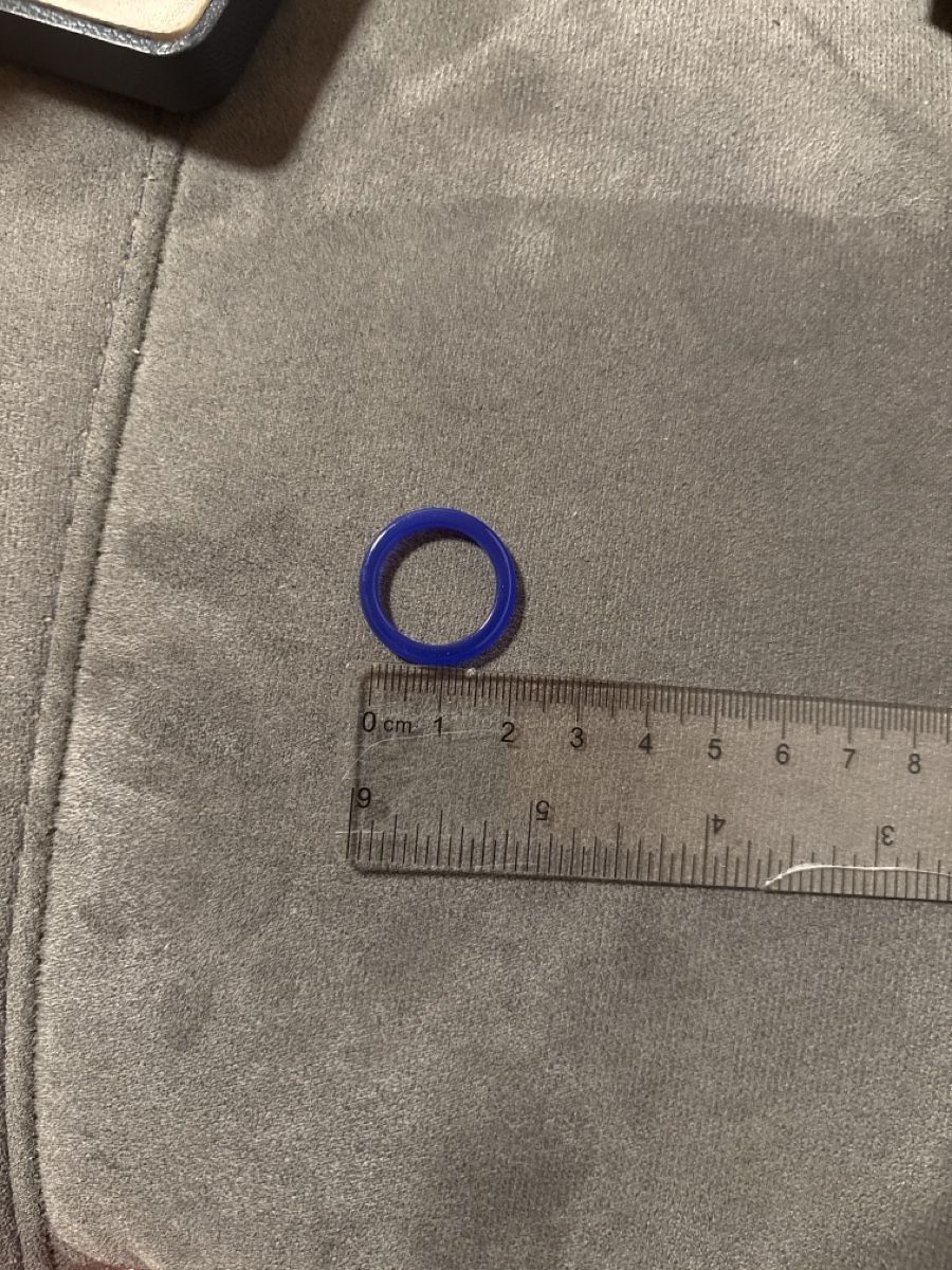Anelli: Dunkel Blauer Ring, Grösse 54, Top Zustand – Nuovo e nell'imballaggio originale da Köniz venduto da Vamp-Wer 2