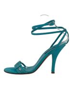 Sergio Rossi Vintage Strappy Sandale mit Absatz EU 38.5 Blau