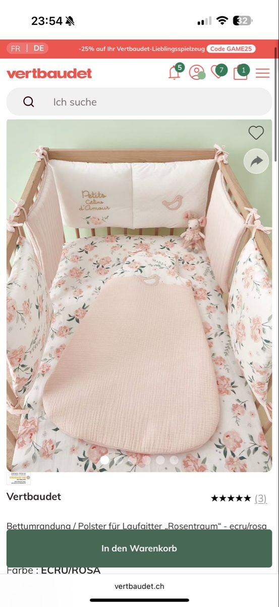 Wippen & Schaukeln: Baby Nestchen/Bettumrandung – Neu (gemäss Beschreibung) aus Mauren von Laura241 1