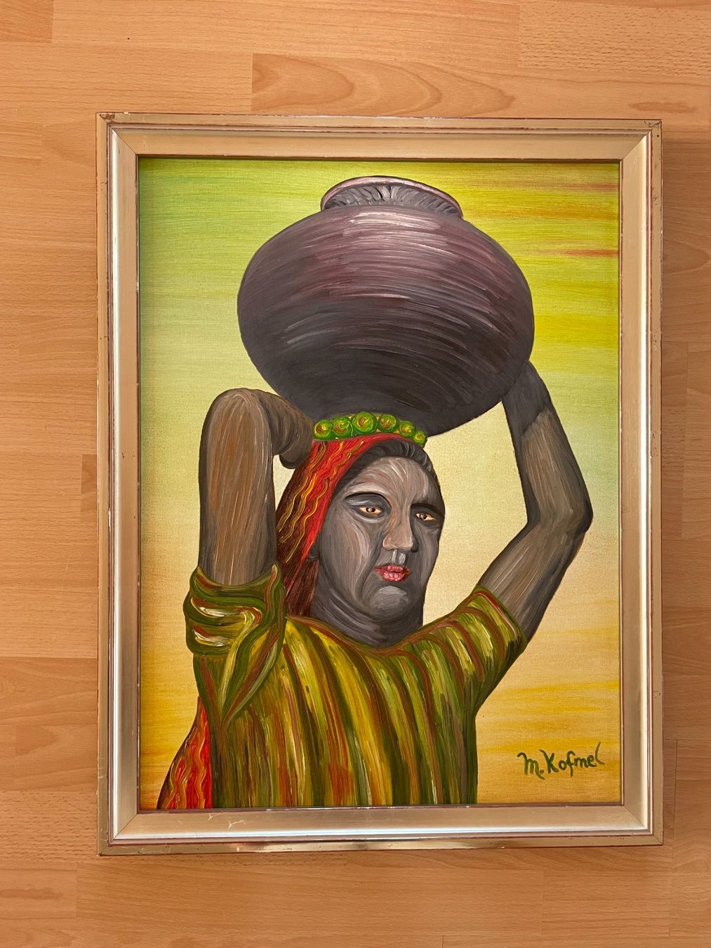 Tableaux: Wasserträgerin - 1988 - Marcel Kofmel – D'occasion à Uster par rephyK