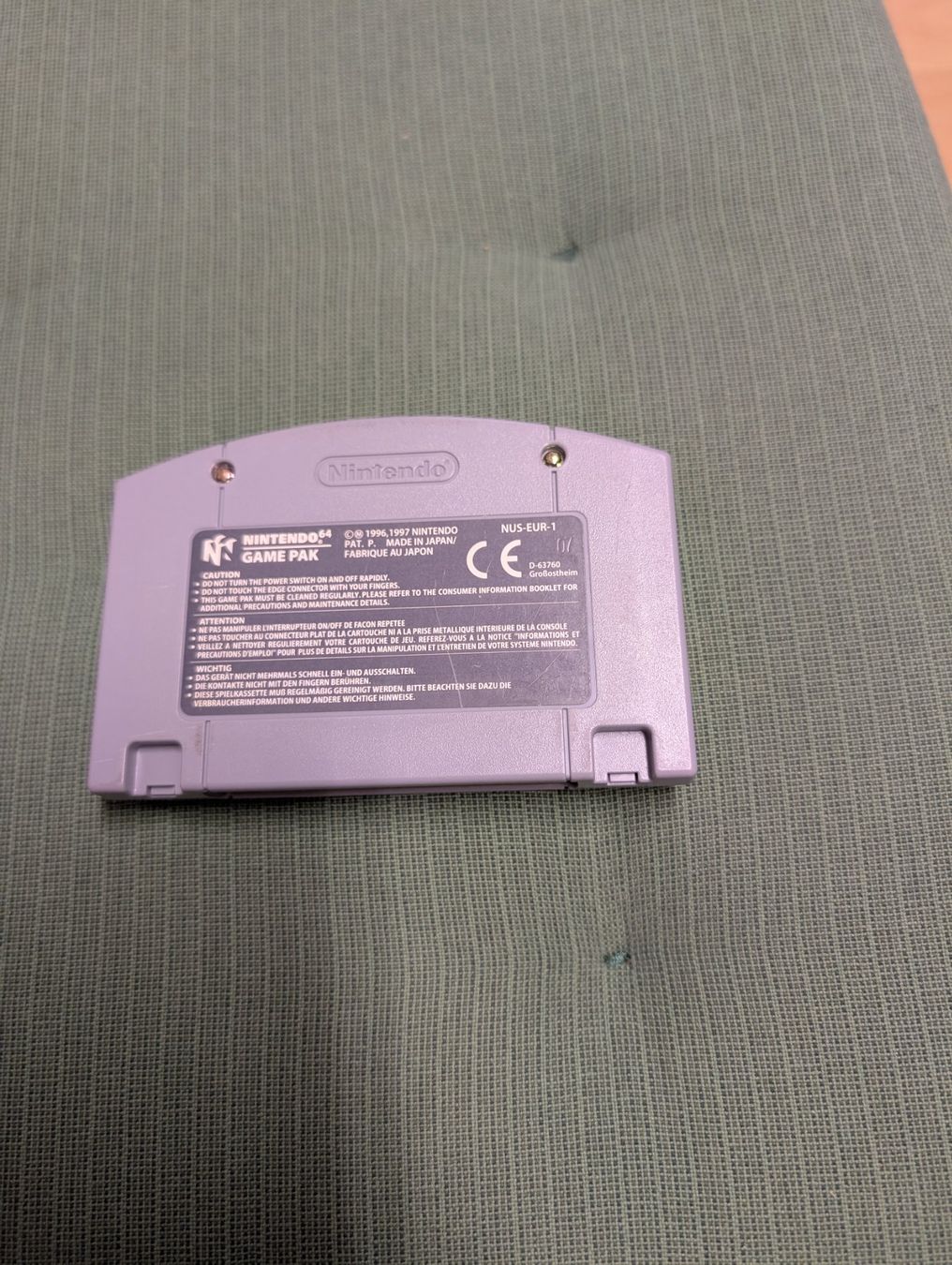 Spiele: F1 world Grand Prix Nintendo 64 – Gebraucht aus Giubiasco von Ticinerd 1