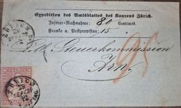 Strubel 24D Faltbrief Insertions - Rechnung Kat.180.-
