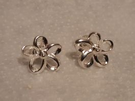 Ohrstecker Sterling Silber 925 Blume