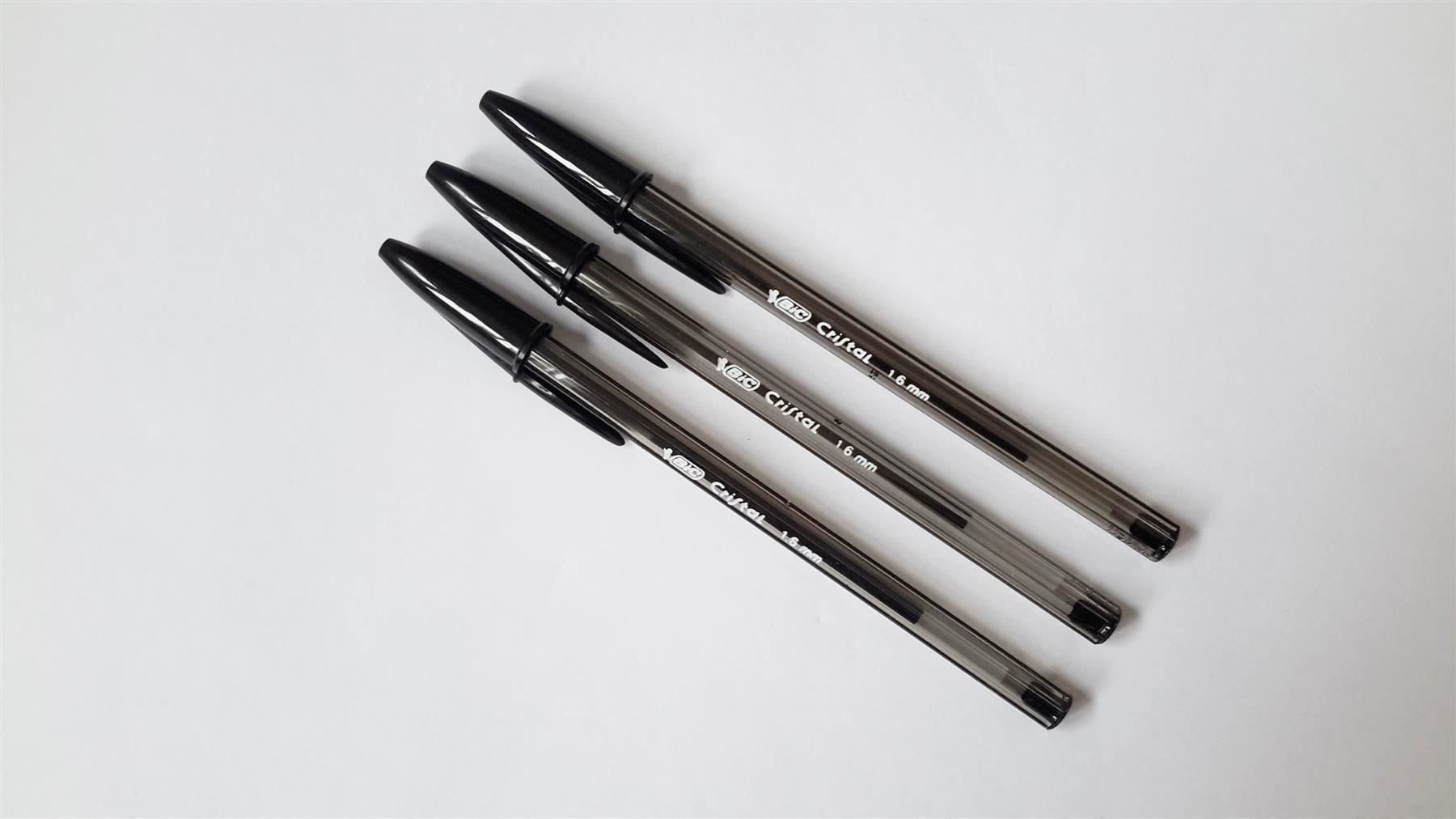 Penna & Evidenziatori: Kugelschreiber, 3er, BIC Cristal schwarz – Nuovo e nell'imballaggio originale da St. Gallen venduto da cointec 1