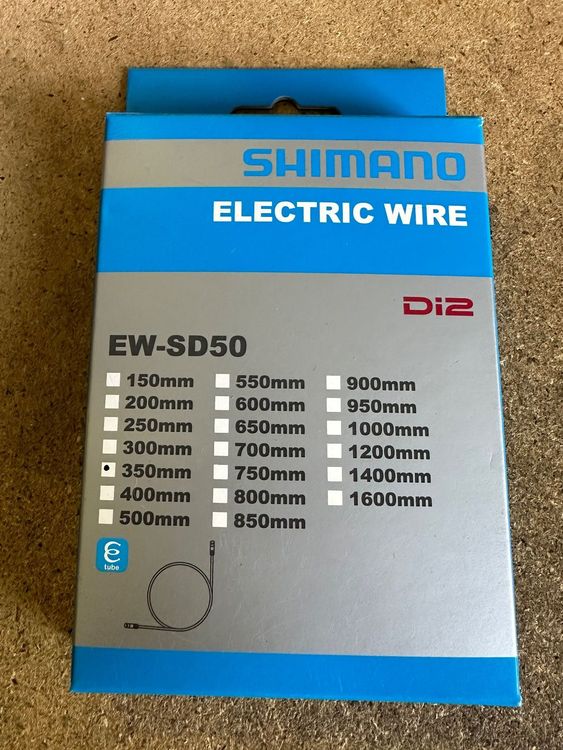 Cavo Shimano EW-SD50 Di2 &ndash; E-Tube &ndash; 350/1000/1250mm &ndash; Per Bici Da Strada Elettroniche