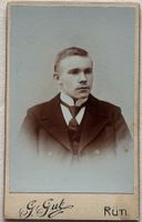 CDV G. Gut, Rüti - Mann, Mode