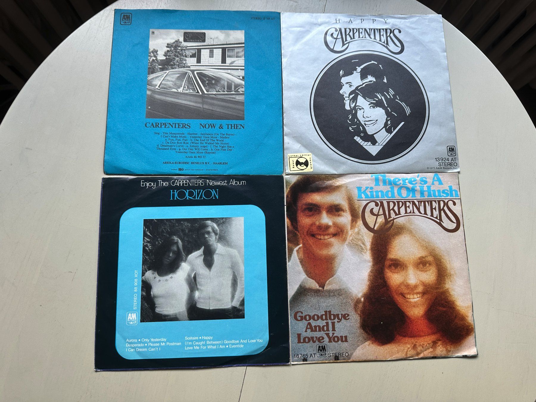 Dischi in vinile: CARPENTERS tolle Single Sammlung Please Mr. Postman Beatles – Usato da Basel venduto da Partridge 1