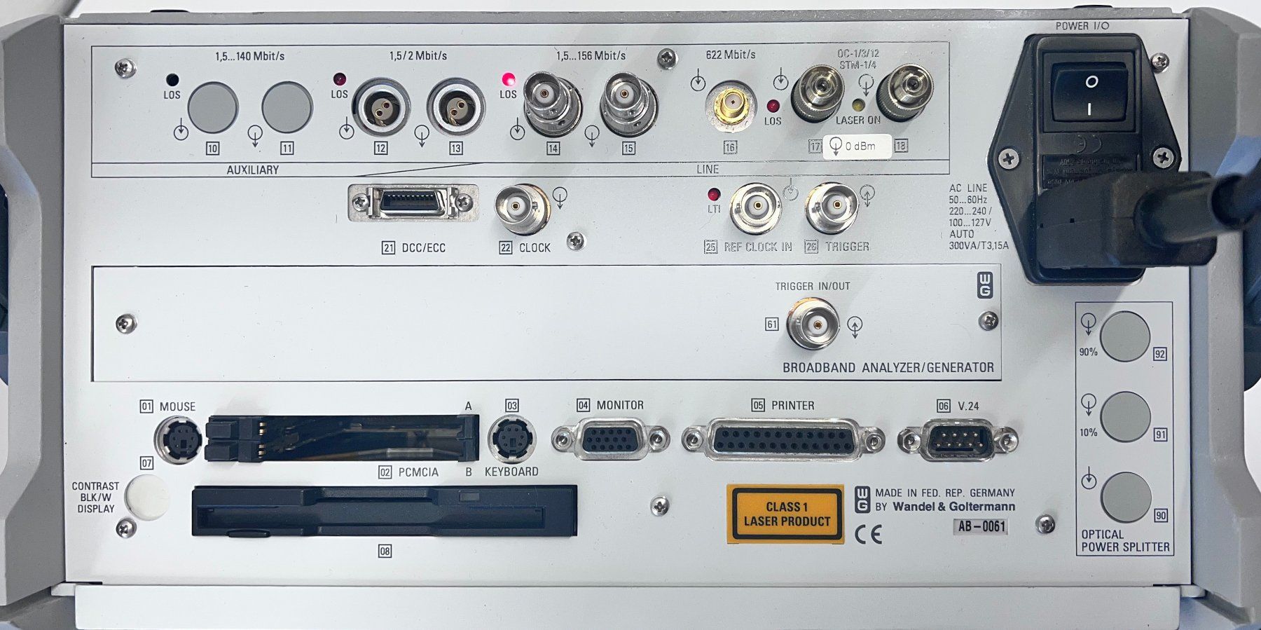 Accessori da laboratorio: Wandel & Goltermann ANT-20E Advanced Network Tester – Usato da Niederdorf venduto da LeptonAG_Labor 1