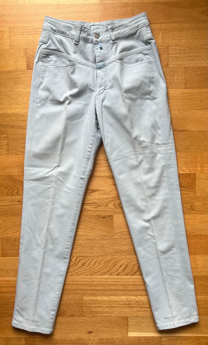 Closed Pantaloni: Closed Hose Pedal pusher Long, hellblau, Grösse 40 – Usato da Kilchberg ZH venduto da jul_d2j2 2