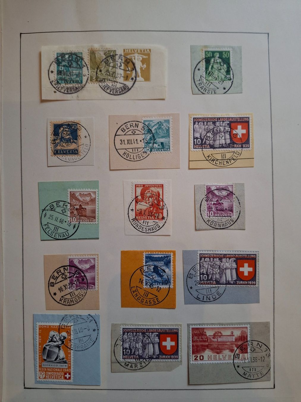Tutti i francobolli: timbres vollstempel BERN différents offices. – Usato da Sorvilier venduto da carose01 2