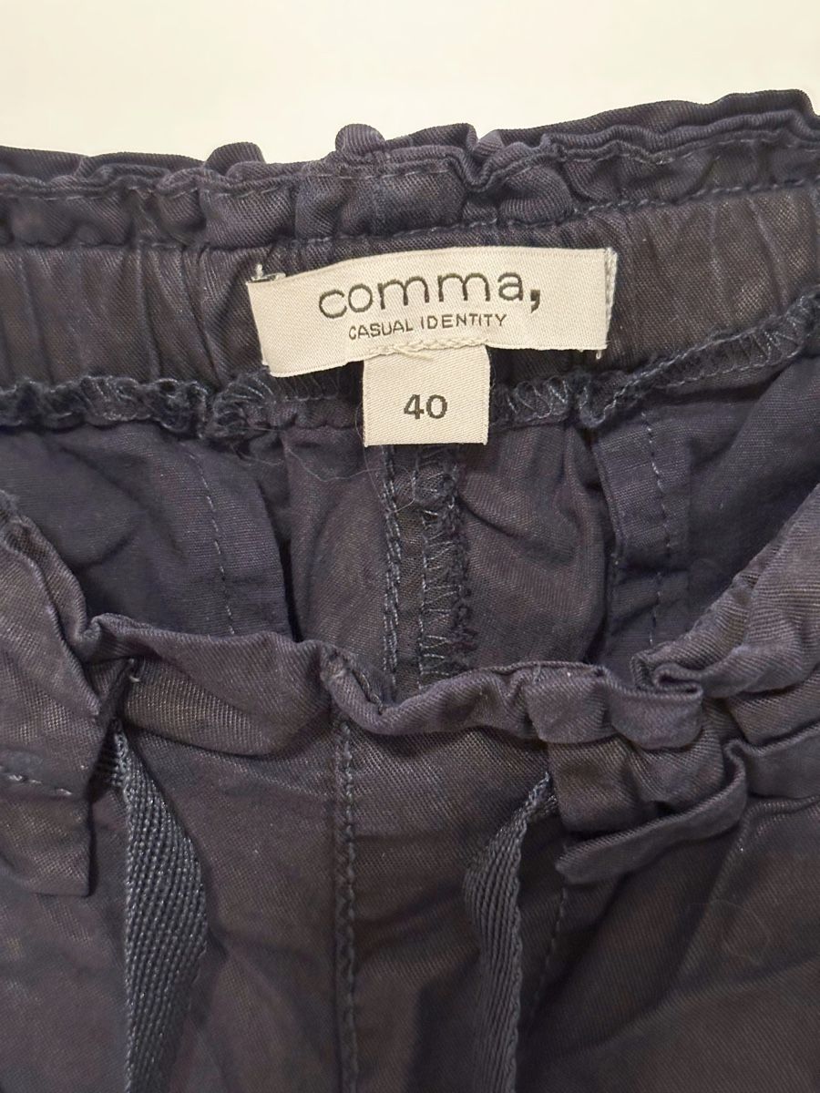 Comma Hosen: Comma, Damen Stoffhose Gr. 40 dunkelblau – Gebraucht aus Eglisau von Brewster1 1