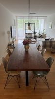 Acacia Wood Dining Table - Natural Live Edge Beauty! 🌲