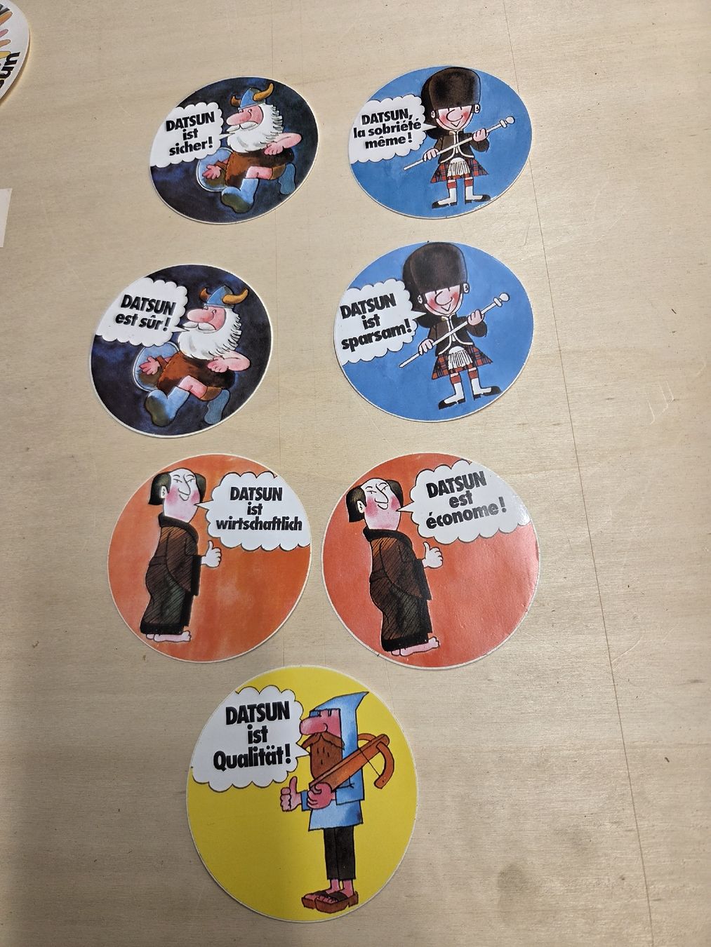 Sticker: Datsun Aufkleber Sammlung  – Usato da Wetzikon ZH venduto da AmacherM