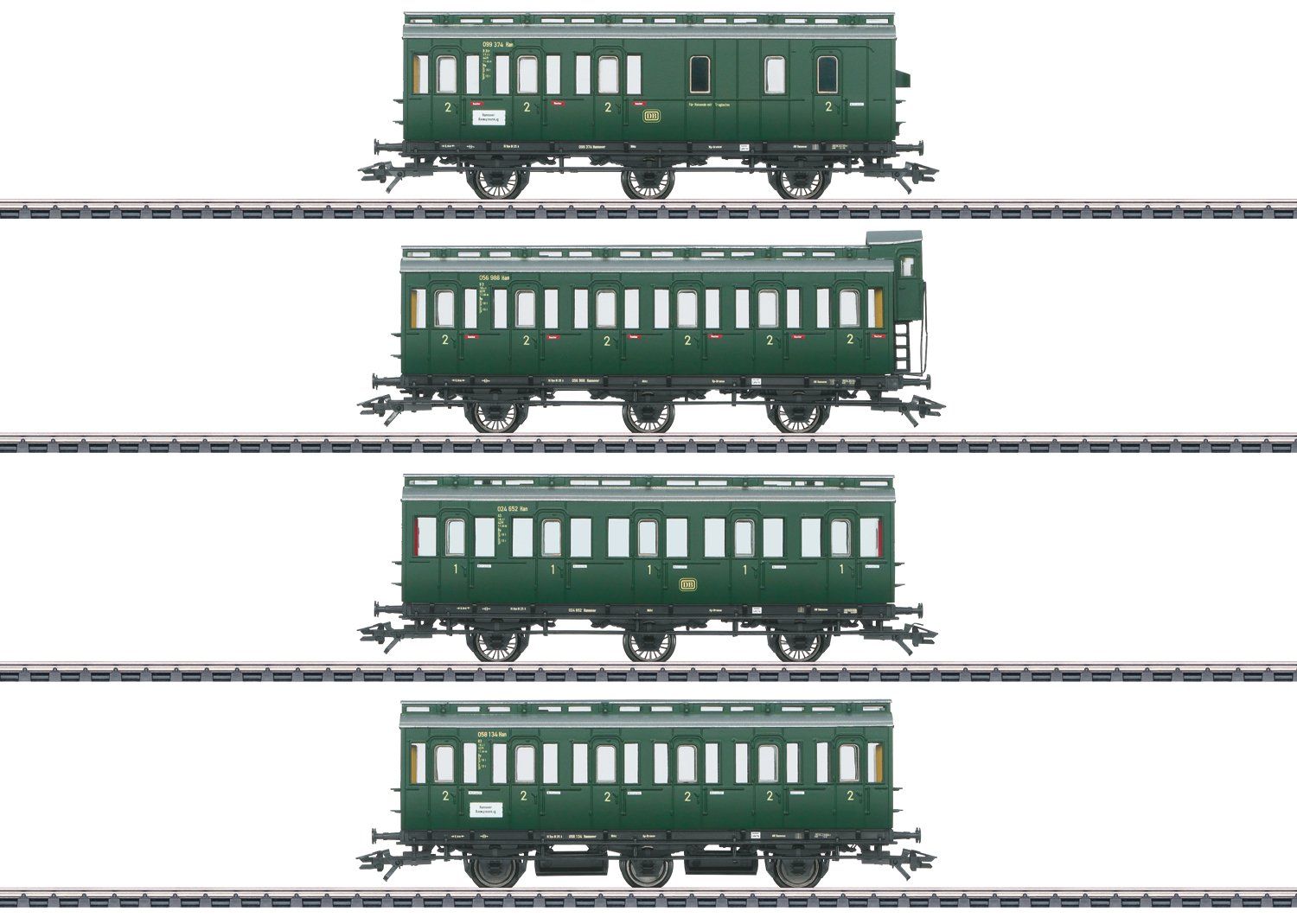 Märklin Modellini di ferrovie: Märklin 42046 - Abteilwagen-Set – Nuovo e nell'imballaggio originale da Steffisburg venduto da Tschoe