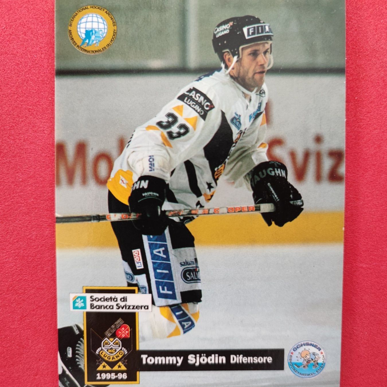 Sammelbilder & Trading cards: Tommy Sjödin - HC LUGANO - 1995/96 – Gebraucht aus Dübendorf von kb86_MOVIE