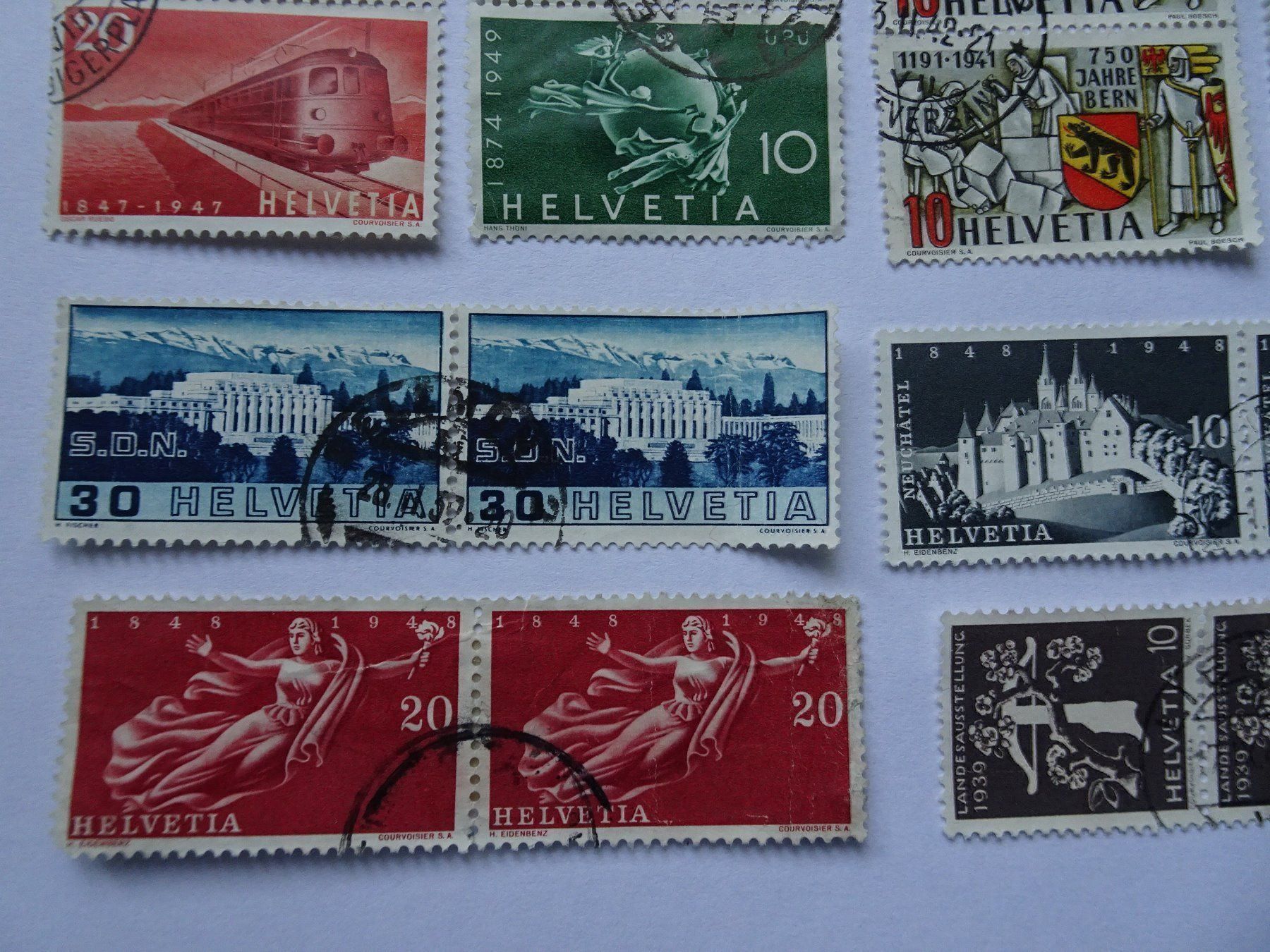 Tutti i francobolli: 1940-49 – Usato da Aadorf venduto da Chnorli-Furz 2