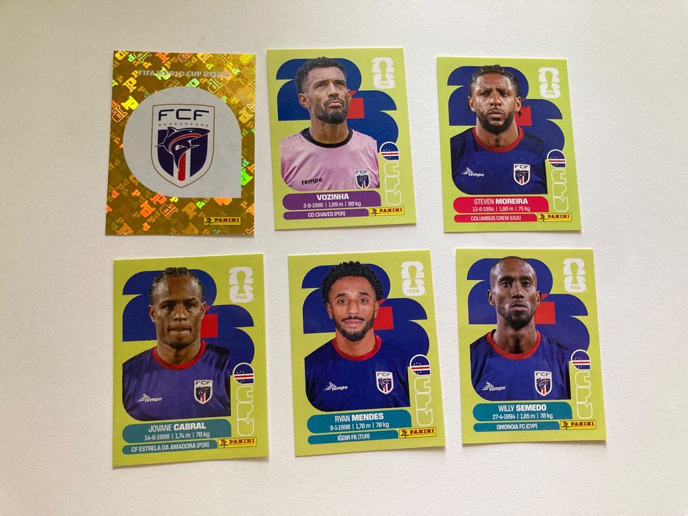  Panini FIFA World Cup 2026 / Team Kap Verde 6 Stk (Gebraucht) in Suhr Illustration 