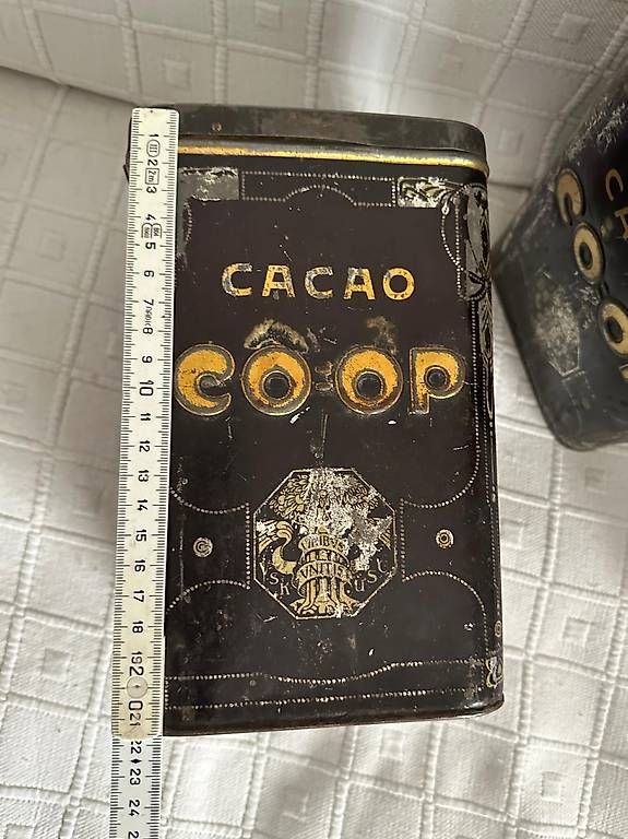 Barattoli: Antike Kakao Dose Coop 1910 – Usato da Basel venduto da Blindside 2