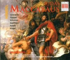 Handel - Judas Maccabaeus (Koch) - 2 CD