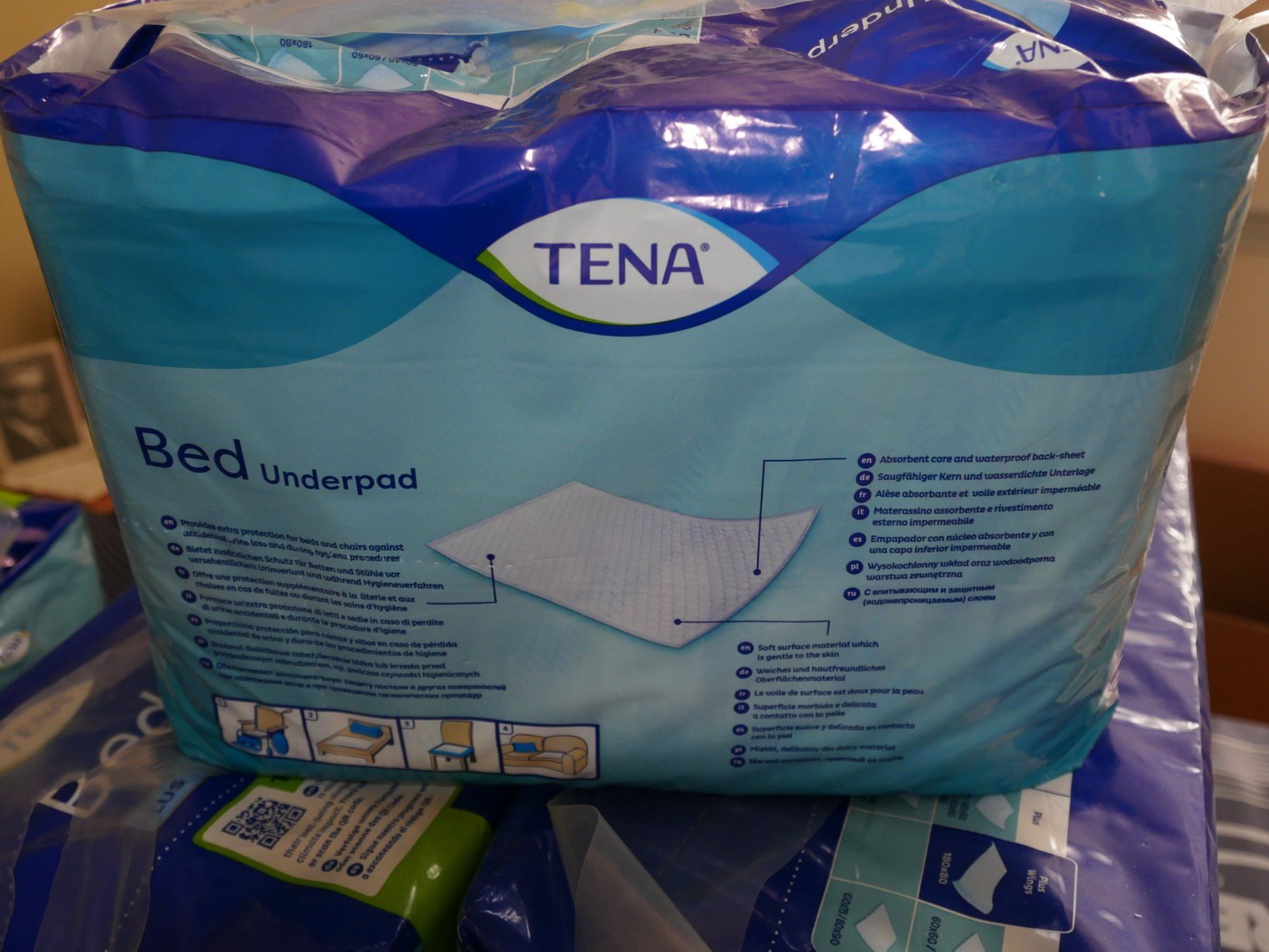Secchi per pannolini & Pannolini: TENA Bed Secure Zone PLUS WINGS, 3 x 20 Stk. – Nuovo e nell'imballaggio originale da Gränichen venduto da Nimmersatt 3