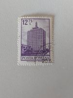 Briefmarke: Posta Romana, TV-Turm, Lila