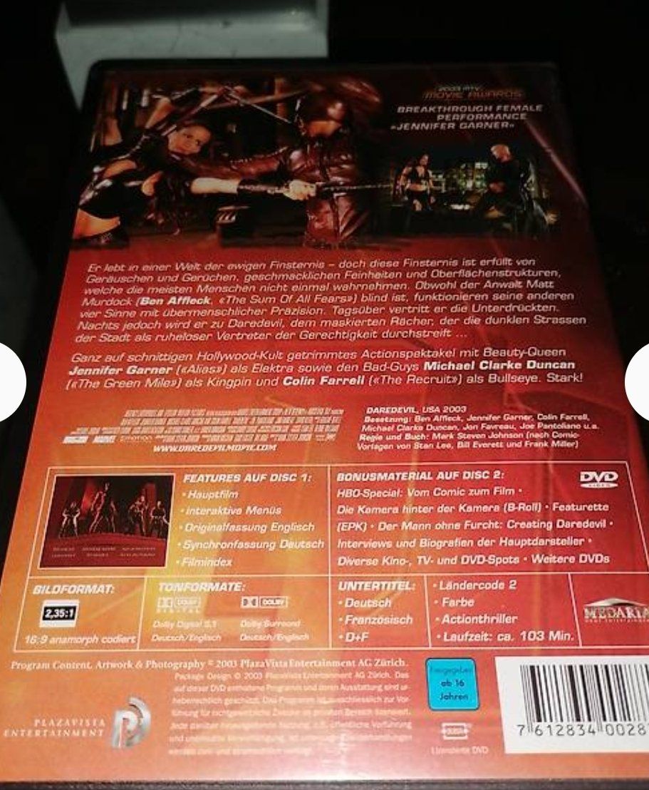 Tutti i DVDs: Daredevil – Usato da Einsiedeln venduto da lan_2vrp 1