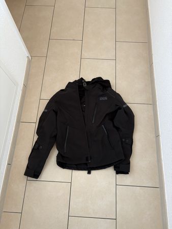 iXS Motorradjacke Gr.L Schwarz Top Zustand Wintertauglich